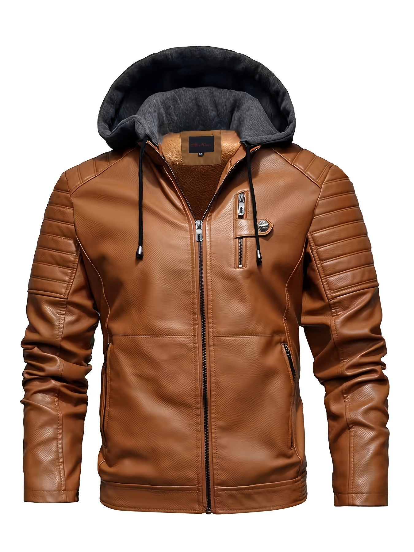 David | Fashionable Windproof Leather jacket