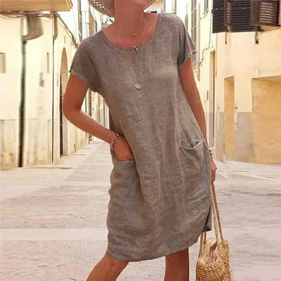 Emilia | Linen and cotton dress