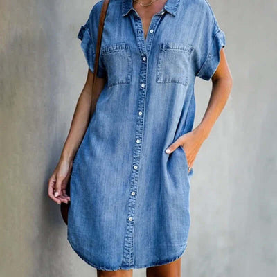 Valerie | Elegant denim dress