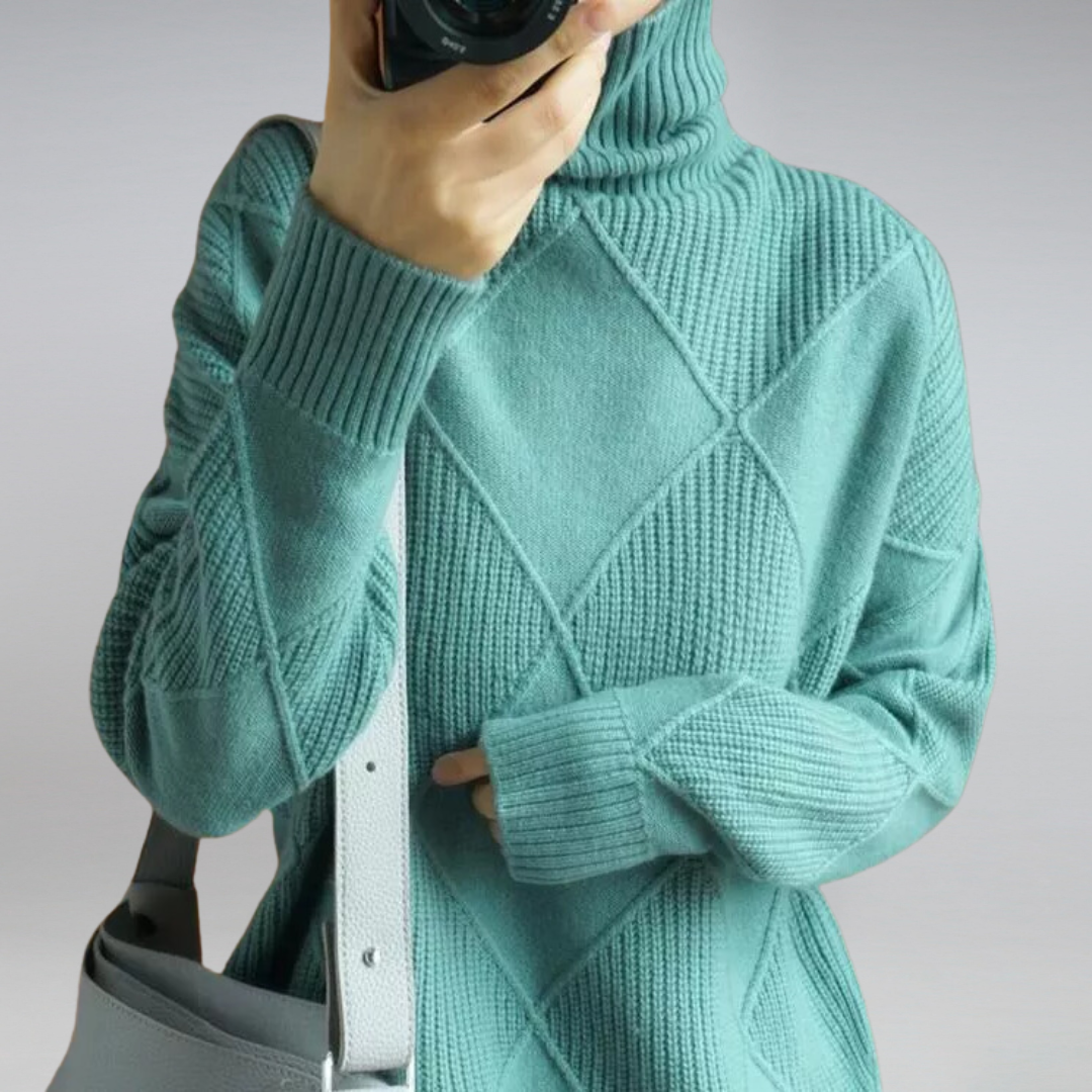 Rosie | Cashmere Turtleneck Sweater