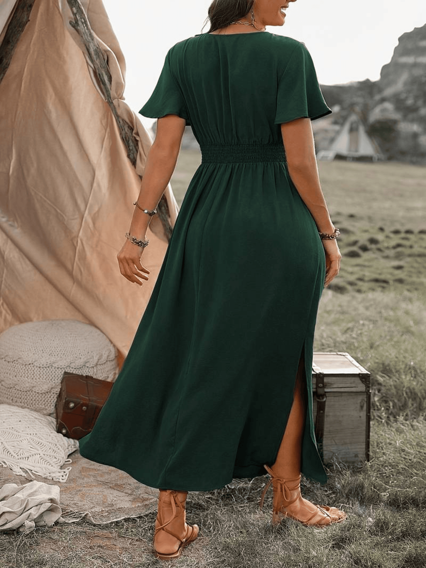 Lucy | Plus Size Midi Dress