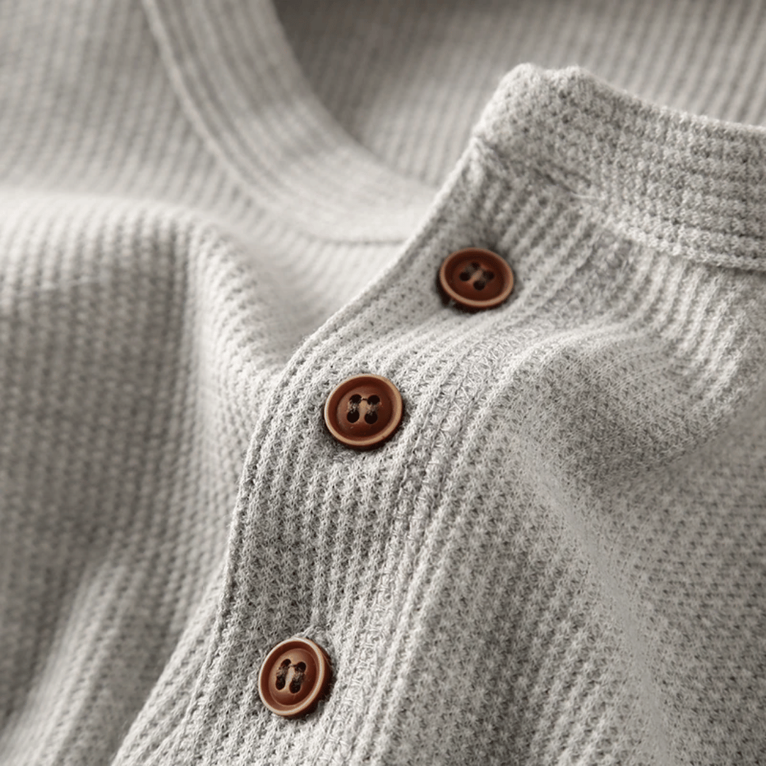 Dylan | Heritage Cotton Henley T-Shirt