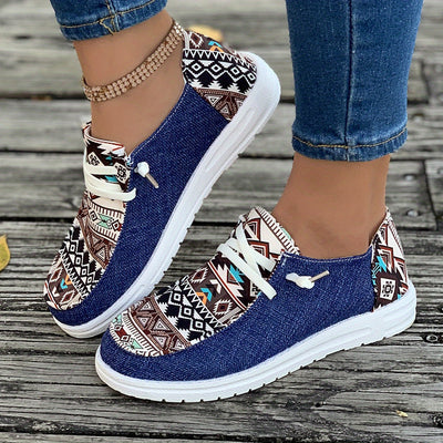 Sarah | Canvas shoes with print