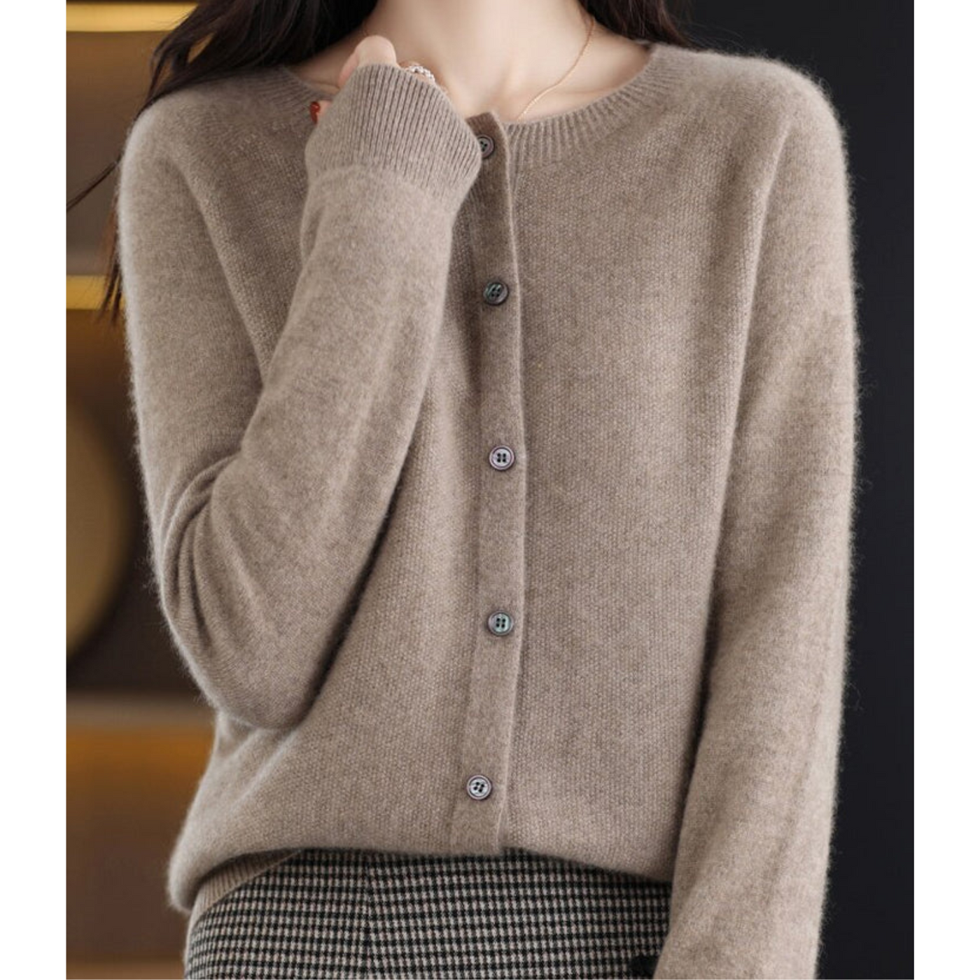 Amber | Wool and Cashmere Cardigan