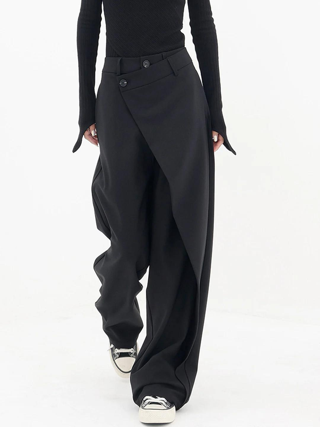 Mia | Asymmetrical baggy trousers