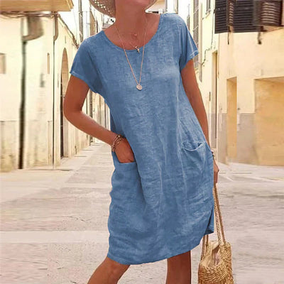 Emilia | Linen and cotton dress