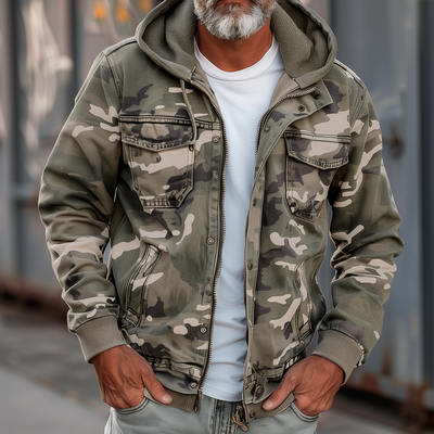 Gary | Camouflage Cargo Jacket