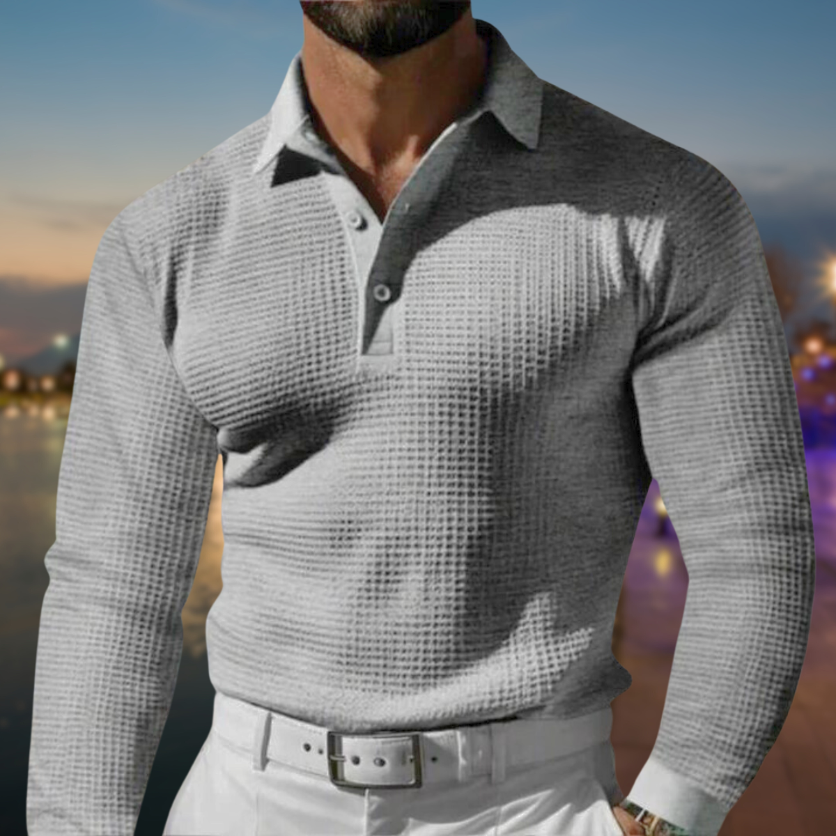 Luca | Stylish polo sweater