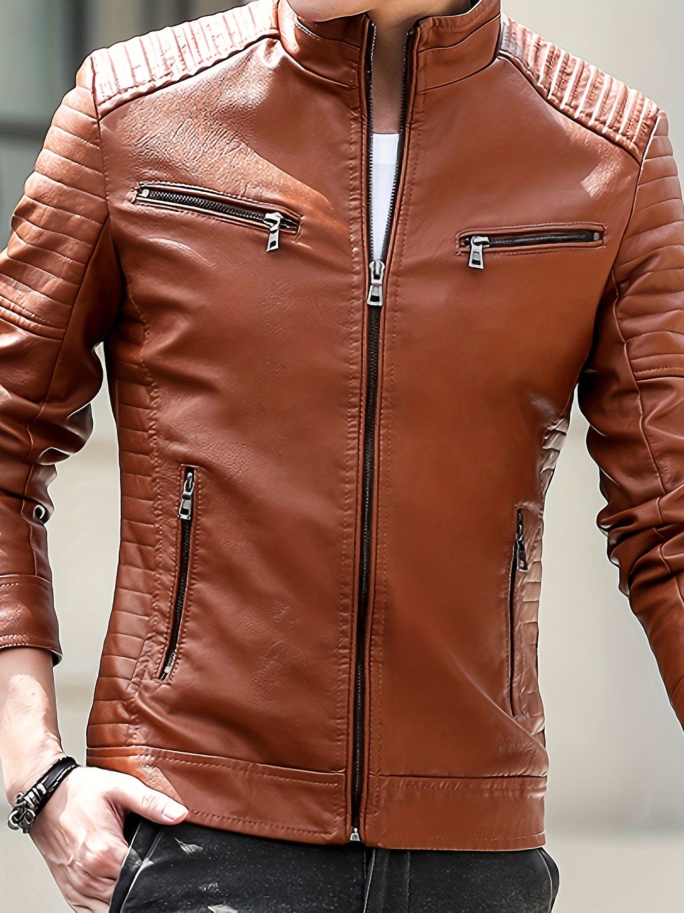 Peter | Elegant Leather jacket