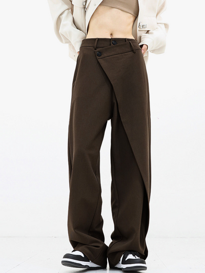 Mia | Asymmetrical baggy trousers