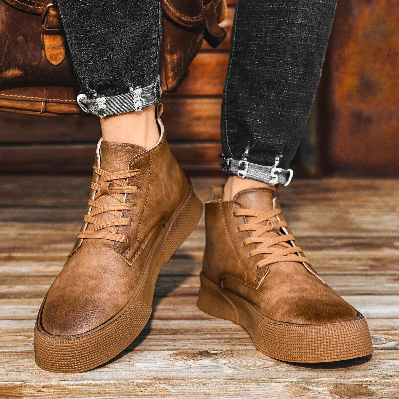 Frankie | Robust leather boots