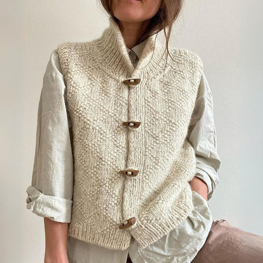 Nancy | Elegant wool cardigan with buttons