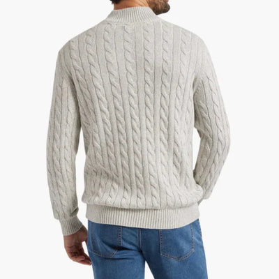 John | Stylish Half Zip Sweater