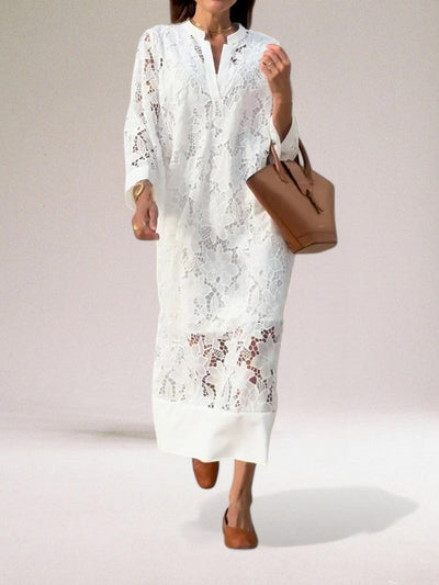 Isla | Luxurious long lace dress