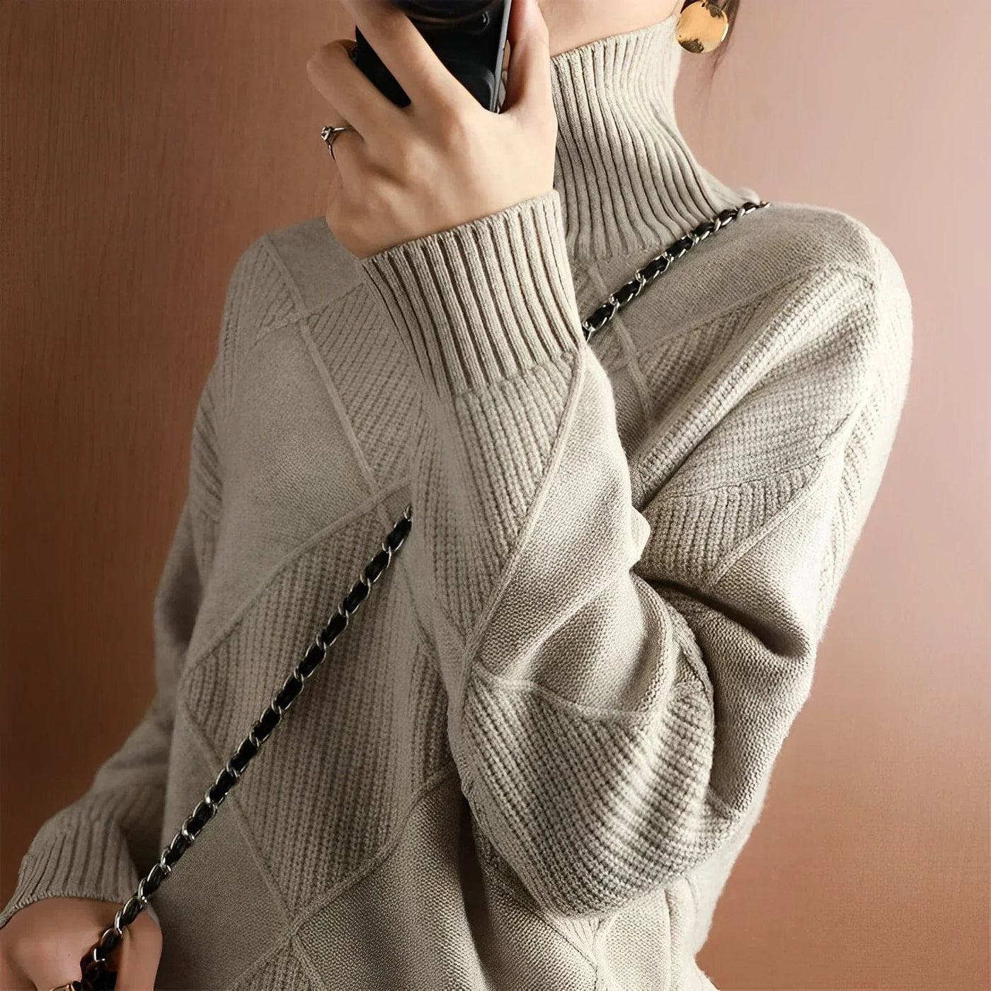 Aria | Cashmere Turtleneck Sweater