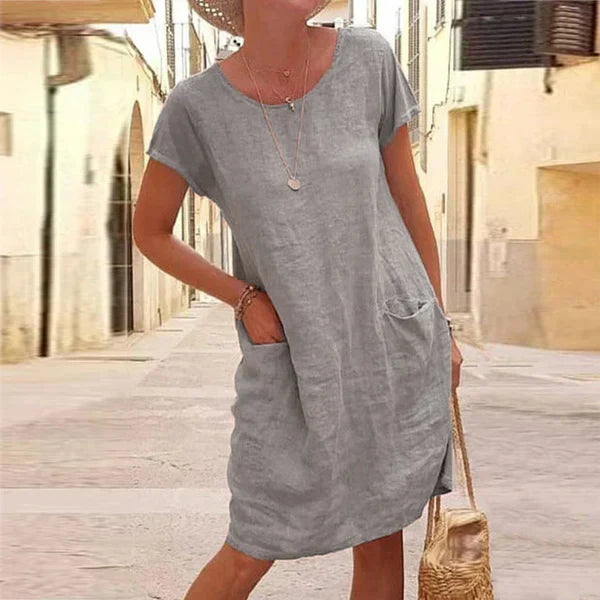 Emilia | Linen and cotton dress