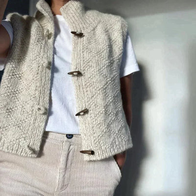 Nancy | Elegant wool cardigan with buttons