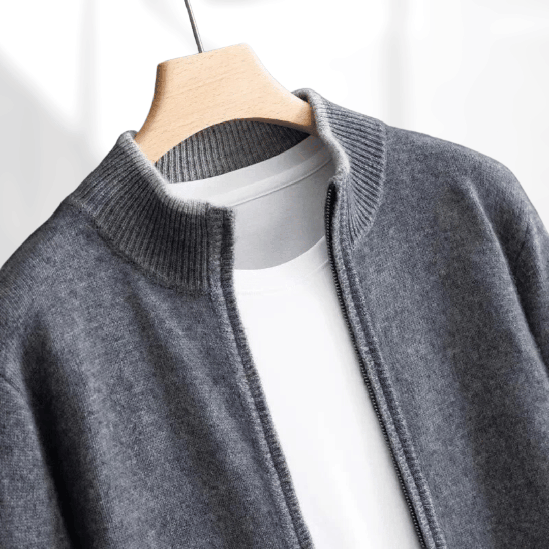 Sean | Cashmere Zip Jacket