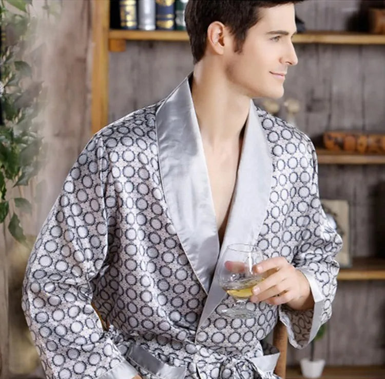 Eli | Stylish Satin Bathrobe