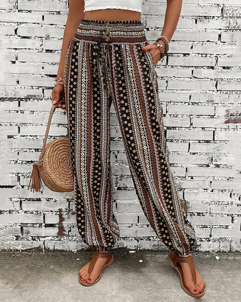 Diya | Casual printed trousers