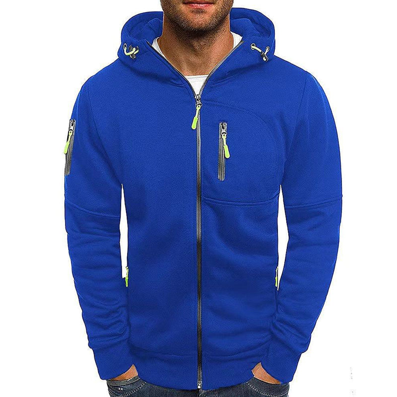 Silas | Fashionable Hooded Sweatshirt Jacket