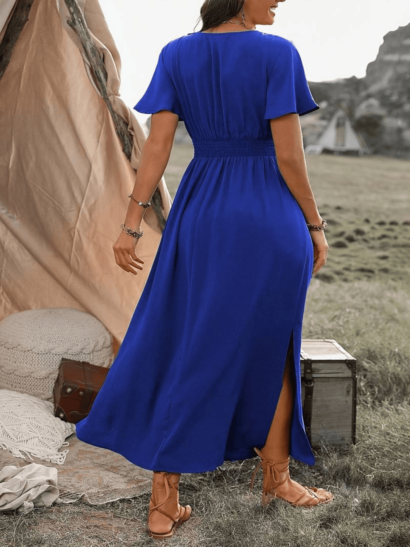 Lucy | Plus Size Midi Dress