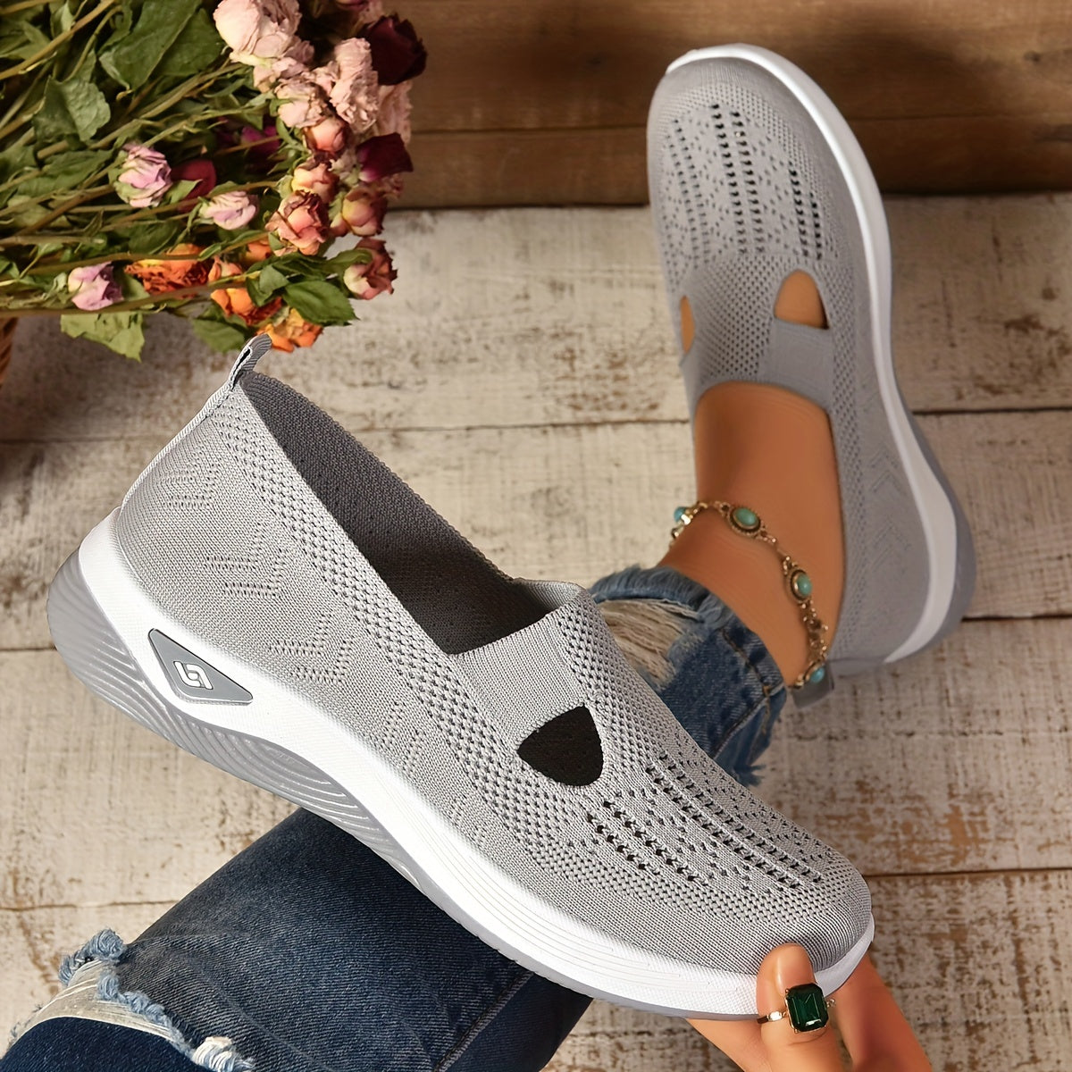 White | Orthopedic Slip-On