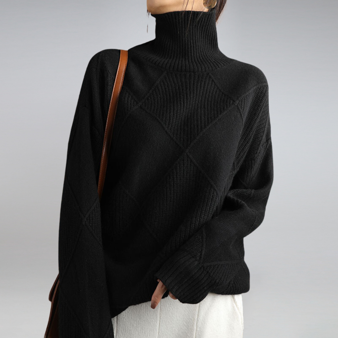 Rosie | Cashmere Turtleneck Sweater