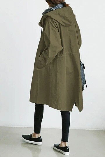 Olivia | Fashionable Long Trench Coat