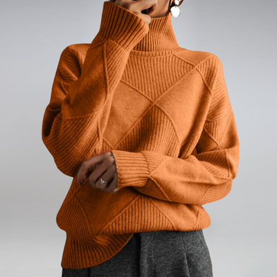 Rose | Cozy Cashmere Turtleneck Sweater