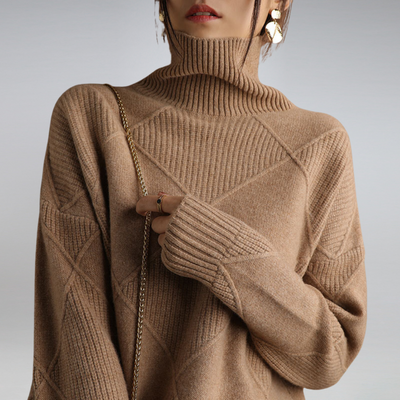 Rosie | Cashmere Turtleneck Sweater