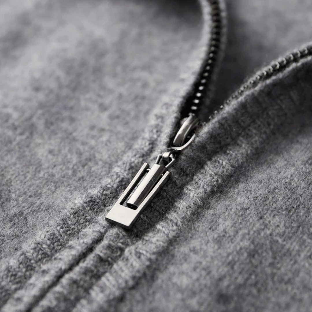 Sean | Cashmere Zip Jacket