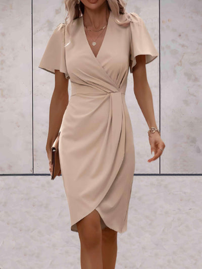 Harper | Elegant V-Neckline Wrap Dress