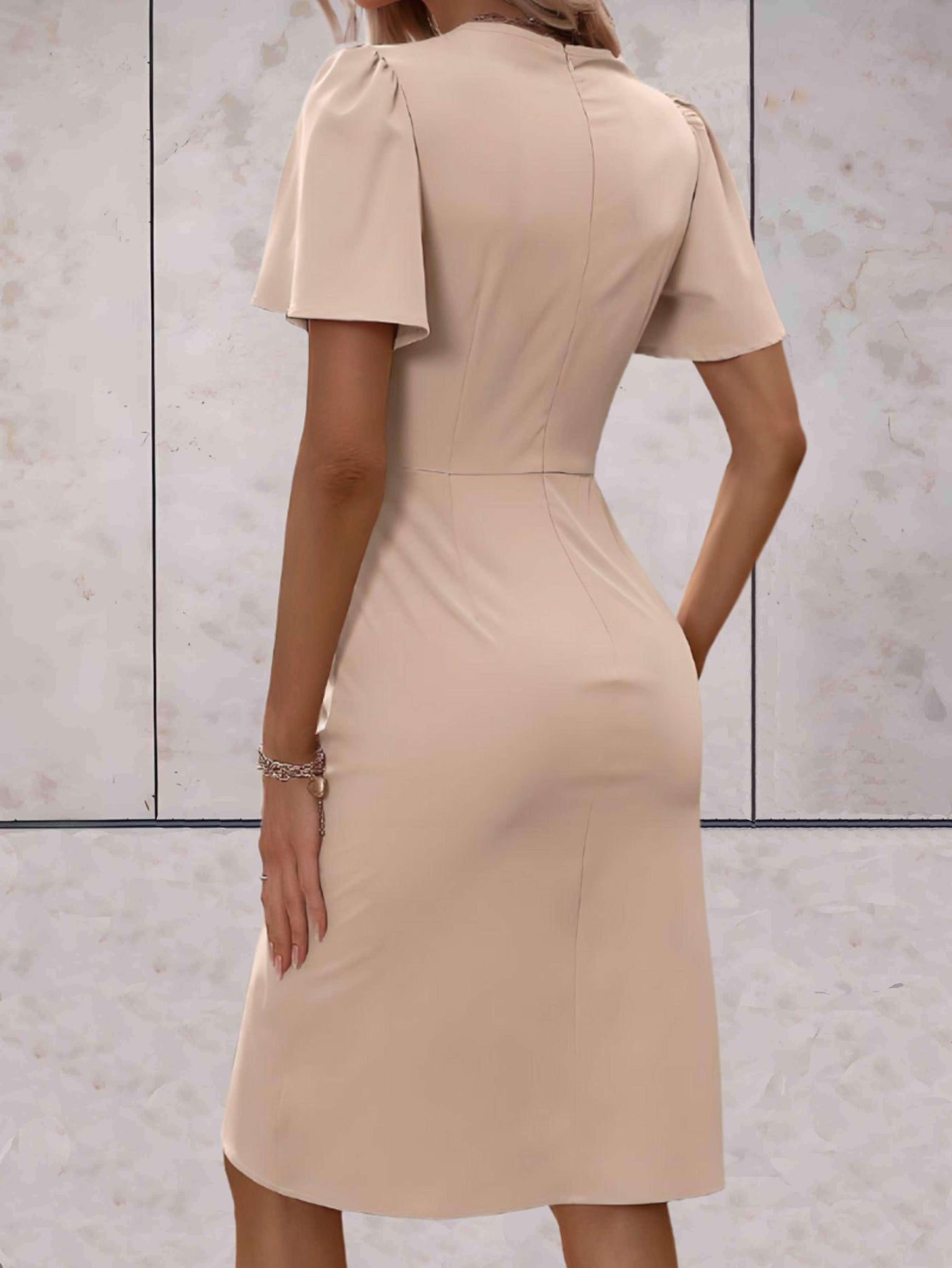 Harper | Elegant V-Neckline Wrap Dress