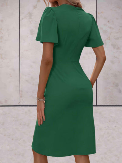 Harper | Elegant V-Neckline Wrap Dress