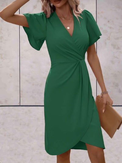 Harper | Elegant V-Neckline Wrap Dress