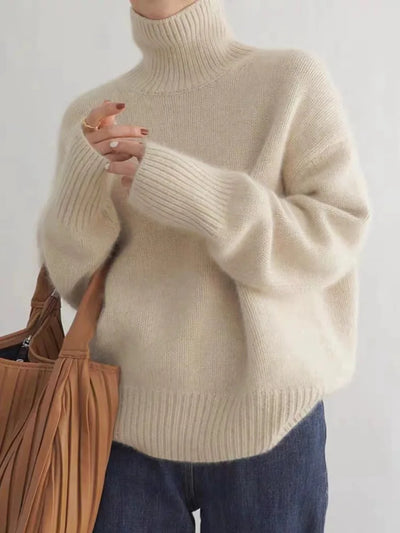 Iris | Cashmere turtleneck sweater