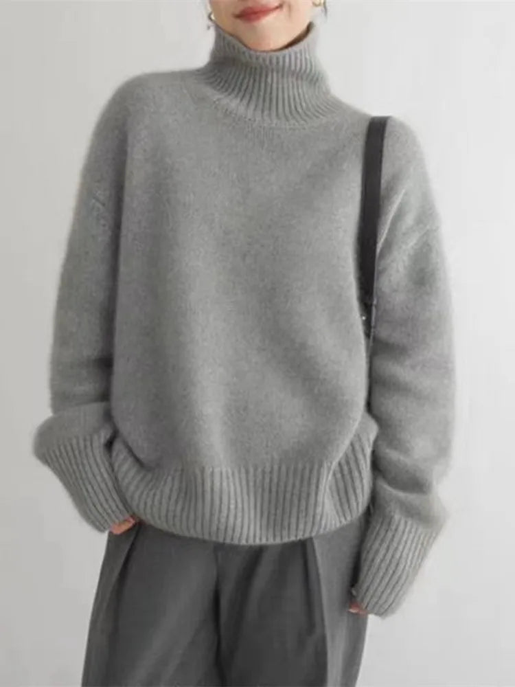 Lin | Cashmere turtleneck sweater