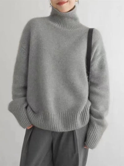 Iris | Cashmere turtleneck sweater