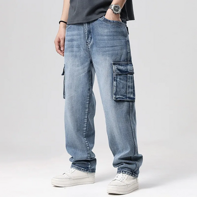 Paul | Denim Cargo Jeans