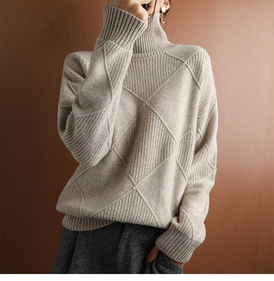 Rosie | Cashmere Turtleneck Sweater