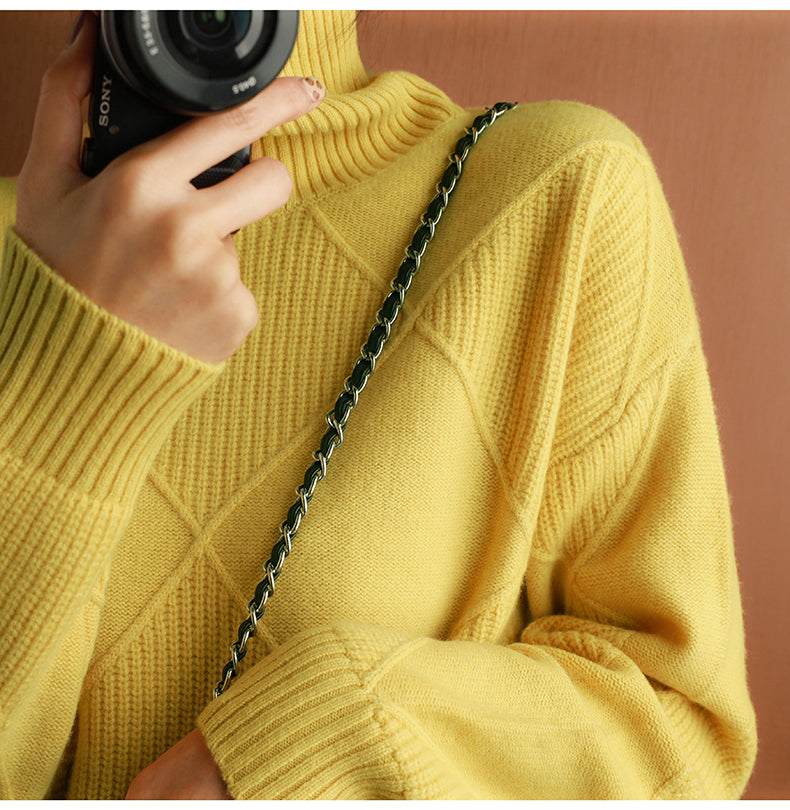 Rosie | Cashmere Turtleneck Sweater