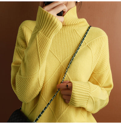 Rosie | Cashmere Turtleneck Sweater