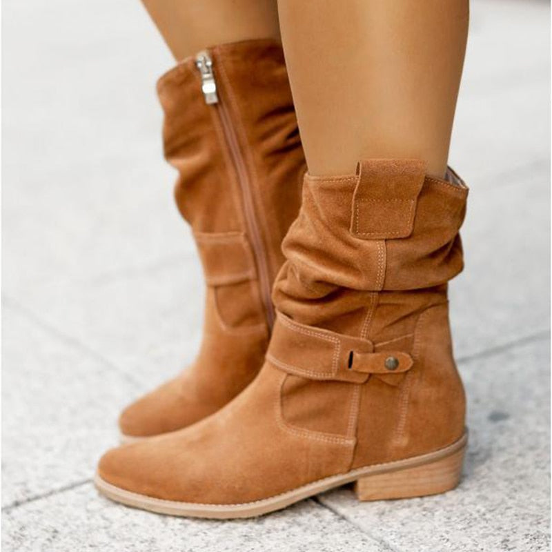 Isla | Stylish Zip Up Boots