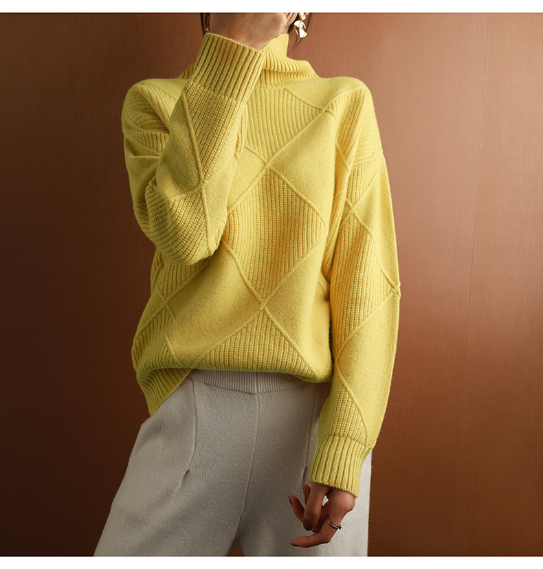 Rosie | Cashmere Turtleneck Sweater