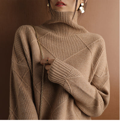 Rosie | Cashmere Turtleneck Sweater