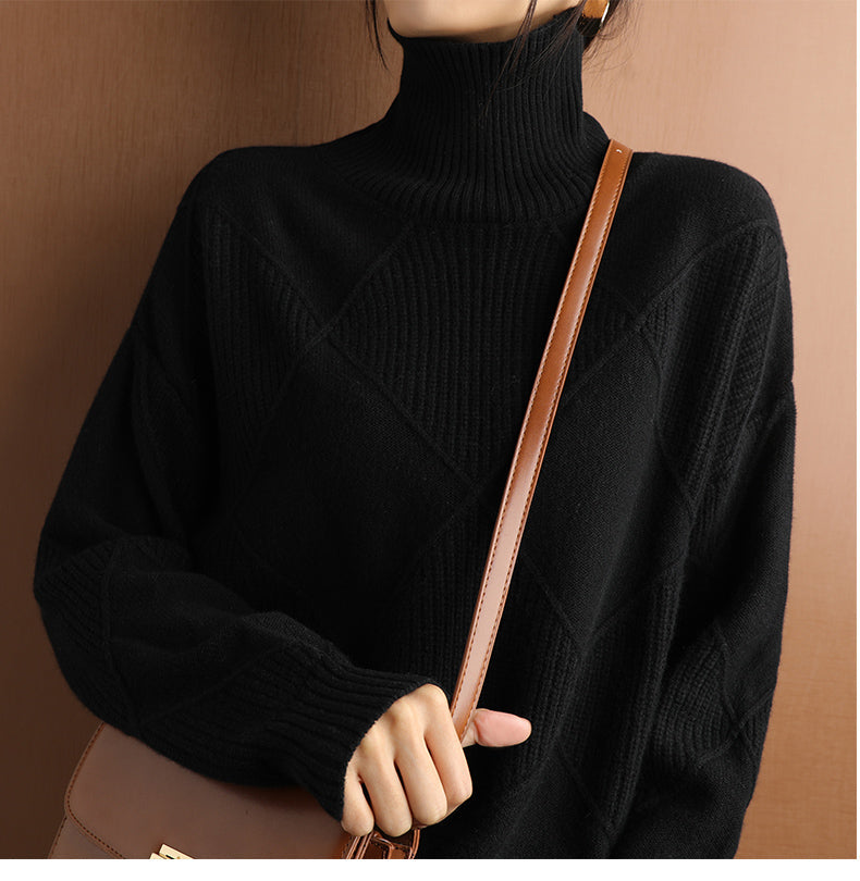 Rosie | Cashmere Turtleneck Sweater