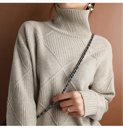 Rosie | Cashmere Turtleneck Sweater