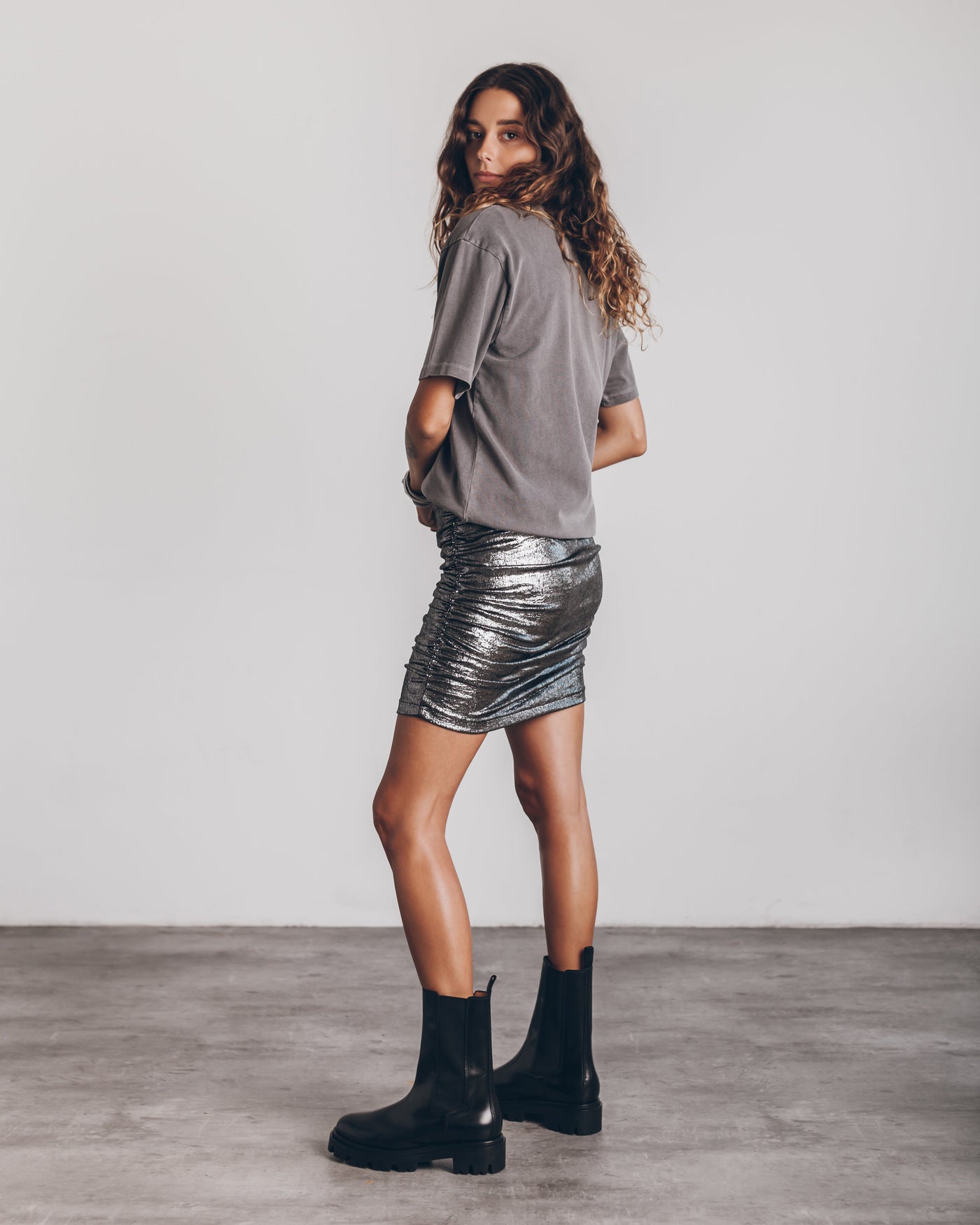 Alice | Stretchy glitter skirt