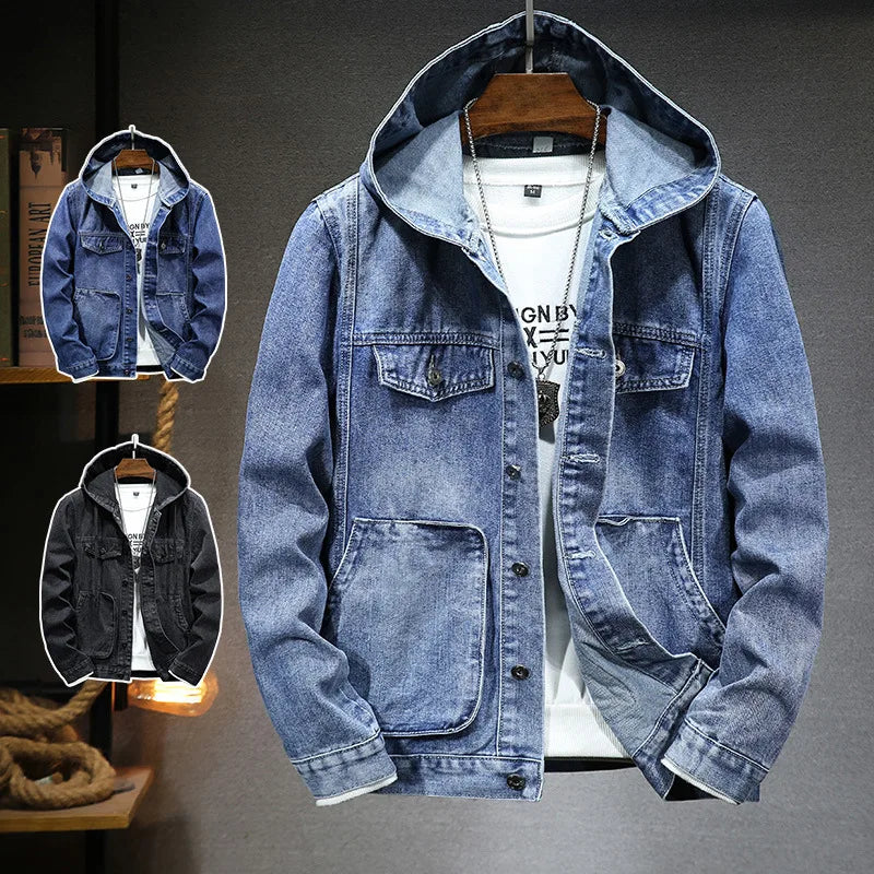 Jax | Hooded Denim Jacket